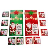 Kırmızı Asetatlı Kutuda, Yıldızlı Noel Baba Yılbaşı Çikolatası - 1 Adet