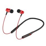 Kırmızı Asonic AS-XBK65 Boyun Askılı Mıknatıslı Bluetooth+TF Kart Spor Kulak içi Kulaklık