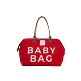 Kırmızı Baby Bag Baskılı Bebek Bakım Çantası M000002169