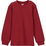 Kırmızı Basic Kız Bebek Çıtçıtlı Yaka Kışlık Uzun Kollu Tişört - 9 - 12 Ay
