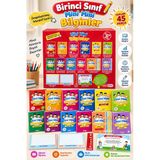 Kırmızı Beyaz 1.Sınıf Mini Mini Bilginler 45 Parça Okuma Yazma Öğreniyor Seti Güncel Basım 2026-2027