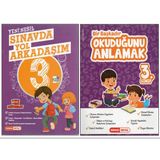 Kırmızı Beyaz 3. Sınıf Sınavda Yol Arkadaşım+Okuduğunu Anlamak (2 Kitap)