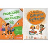 Kırmızı Beyaz 4. Sınıf Çalışma Kitabım+Problemde Yol Arkadaşım (2 Kitap)