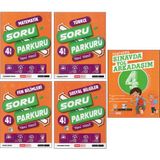 Kırmızı Beyaz 4. Sınıf Soru Parkuru+Sınavda Yol Arkadaşım (5 Kitap)