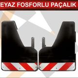 Kırmızı-Beyaz Fosforlu Paçalık Çamurluk Tozluk
