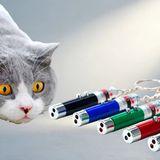 Kırmızı Beyaz Işıklı Lazer Kedi Köpek Oyuncak Anahtarlık