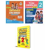 Kırmızı Beyaz Tudem 2. Sınıf Tüm Dersler Soru Bankası Seti 3 Kitap