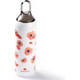 Kırmızı Çift Katmanlı Paslanmaz Çelik Termos Su Şişesi 500ML