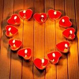 Kırmızı Dekoratif Kokusuz Tealight Mum Tea Light Mum 50Lİ – Mum & Kandil - 1 Adet