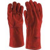Kırmızı Deri Kaynakçı Eldiveni Aran Rock Safety Flamefox R-6A