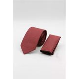Kırmızı Desenli 7 Cm Kravat 1090260110
