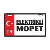 KIRMIZI ELEKTRİKLİ MOPET E-BİKE PLAKALIK
