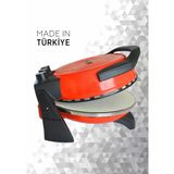 Kırmızı Erato Taşfırınım Doğal Taş Tabanlı Pizza Makinesi