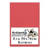 Kirmizi Eva 50X70 Cm 1 Adet Eva Sungeri Okul Kres Anasinifi Elisi Etkinlikleri