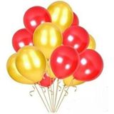 Kırmızı Gold 30 Adet Doğum Günü Balon Seti