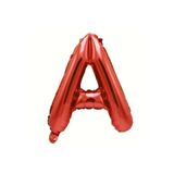 Kırmızı Harf Folyo Balon 16 Inç 36 Cm, A