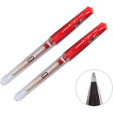 Kırmızı Imza Kalemi UM-153 Signo Broad Roller Kalem 1,0 mm 2 Adet - 1.00mm x Standart x Kırmızı
