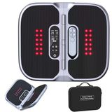 Kırmızı Işık Terapisine (660 + 850 Nm) Sahip Medic Kan Dolaşımı Uyarıcı Bacaklar Ve Ayaklar, Çift Fizyoterapili Ems Ayak Masajı, Manyetik Uzaktan Kumandalı Ve Taşıma Çantasıyla Birlikte Verilir