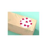 Kırmızı Kalpler Aşk Etiketi Yuvarlak Mat Çıkartma Valentine's Day Round Sticker 4 Cm (40 Adet)