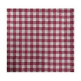Kırmızı Kareli Masa Örtüsü 150×150 cm | Yıkanabilir Kare Desen Sofra Örtüsü | Mutfak, Piknik ve Restoran Kullanımı İçin Kare Masa Örtüsü