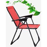 Kırmızı Katlanır Plastik Kollu Lüks Kamp Sandalyesi Katlanabilir Tekli Plastik Tek Kişilik - 6456 Ecorce Tube Marron - Polyester