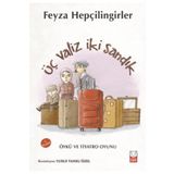 Kırmızı Kedi Çocuk Üç Valiz İki Sandık