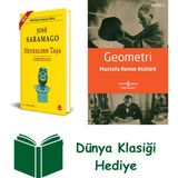 Kırmızı Kedi Heykelden Taşa (Ciltli) + Geometri + Dünya Klasiği Hediye - Hayır