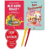 Kırmızı Kedi Yayınevi Alfa Kalem+Ama Öğretmenim!+Altı Kere Sekiz?(Feyza Demir) 2 Kitap / Hikayeler