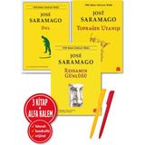 Kırmızı Kedi Yayınevi Alfa Kalem+Dul+Ressamın Günlüğü+Toprağın Uyanışı(Jose Saramago) 3 Kitap / Roman Öykü
