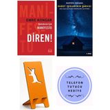 Kırmızı Kedi Yayınevi Demokrasi Için Manifesto Diren! - Emre Kongar + Kuzey Işıklarının Şarkısı + Telefon Tutucu