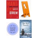 Kırmızı Kedi Yayınevi Demokrasi Için Manifesto Diren! - Imzalı + Telefon Tutucu + Bir Kar Tanesi
