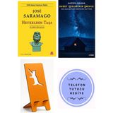 Kırmızı Kedi Yayınevi Heykelden Taşa ve Nobel Konuşması - Jose Saramago + Kuzey Işıklarının Şarkısı + Telefon Tutucu