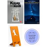 Kırmızı Kedi Yayınevi Kayıp Kedi - Sadık Yemni + Kuzey Işıklarının Şarkısı + Telefon Tutucu