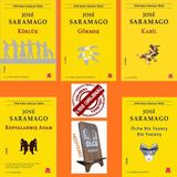 Kırmızı Kedi Yayınevi Saramago 5 Kitap / Körlük - Görmek - Kabil - Kopyalanmış Adam - Ölüm Bir Varmış Bir Yokmuş / Telefon Tutucu Hediye