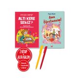 Kırmızı Kedi Yayınları Alfa Kalem+Ama Öğretmenim!+Altı Kere Sekiz?(Feyza Demir) 2 Kitap / Hikayeler