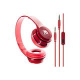 Kırmızı Kulak Üstü Portatif Katlanır Stereo Kulaklık