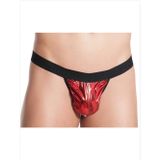 Kırmızı Lame Seksi Erkek String - Tanga CK274590