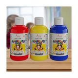Kırmızı-Mavi-Sarı Parmak Boyası 3'lü Set 3X250GR - -- - Option-1