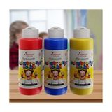 Kırmızı-Mavi-Sarı Parmak Boyası 3'lü Set 3X120ML - -- - Option-1