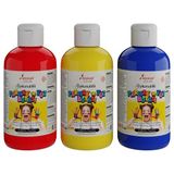 Kırmızı-Mavi-Sarı Parmak Boyası 3'lü Set 3x250gr