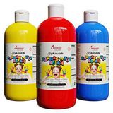 Kırmızı-Mavi-Sarı Parmak Boyası 3'lü Set 3x500gr