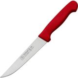 Kırmızı Mutfak Bıçağı 12,5 Cm, Şık ve Kullanışlı Tasarım - Seçenek 1 - Ahşap - Ceviz