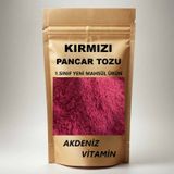 Kırmızı Pancar Tozu - Pancar Tozu - Pancar Kökü Tozu 250 Gr