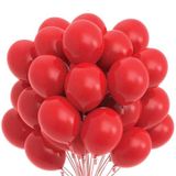 Kırmızı Pastel Balon 20 Adet