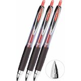 Kırmızı Pilot Kalem 3 Adet Uniball Signo Micro 207 0.5 Mm Roller Uçlu Pilot Kalem Umn-207 İnci Uçlu Likit Mürekkepli Jel