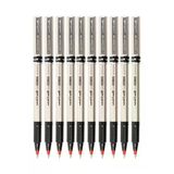 Kırmızı Pilot Kalem Ub-177 Fine Deluxe 10 Adet Uniball Pilot Kalem 0.5 Mm Roller Uçlu Pilot Kalem İnce Uçlu Likit Mürek