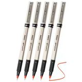Kırmızı Pilot Kalem Ub-177 Fine Deluxe 5 Adet Uniball Pilot Kalem 0.5 Mm Roller Uçlu Pilot Kalem İnce Uçlu Likit Mürek