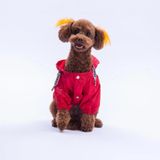 Kırmızı Pluvia V25 Köpek Mont Köpek Yağmurluk Köpek Kıyafeti Köpek Elbisesi kirmizi