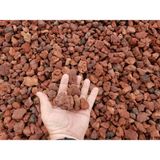Kırmızı Pomza Taşı 15-25 mm 5 Kg Volkanik Cürüf Ponza Lav Kırığı Akvaryum Teraryum Bahçe Süs Taş