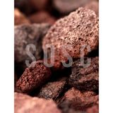 Kırmızı Pomza Taşı 2-3 cm Volkanik Cürüf Ponza Lav Kırığı 3 Lt